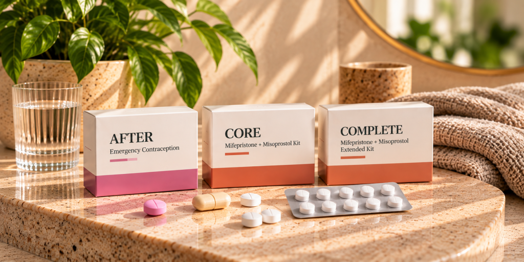 Women's Health collection featuring AFTER, CORE and COMPLETE