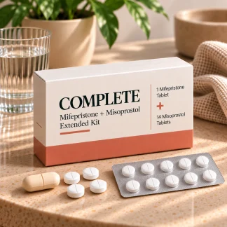 COMPLETE Mifepristone and Misoprostol Extended Kit lifestyle product image